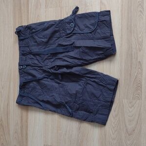 Unisex Cargo Shorts Quick Drying Calvin Klein Performance Dark Grey Size Med.